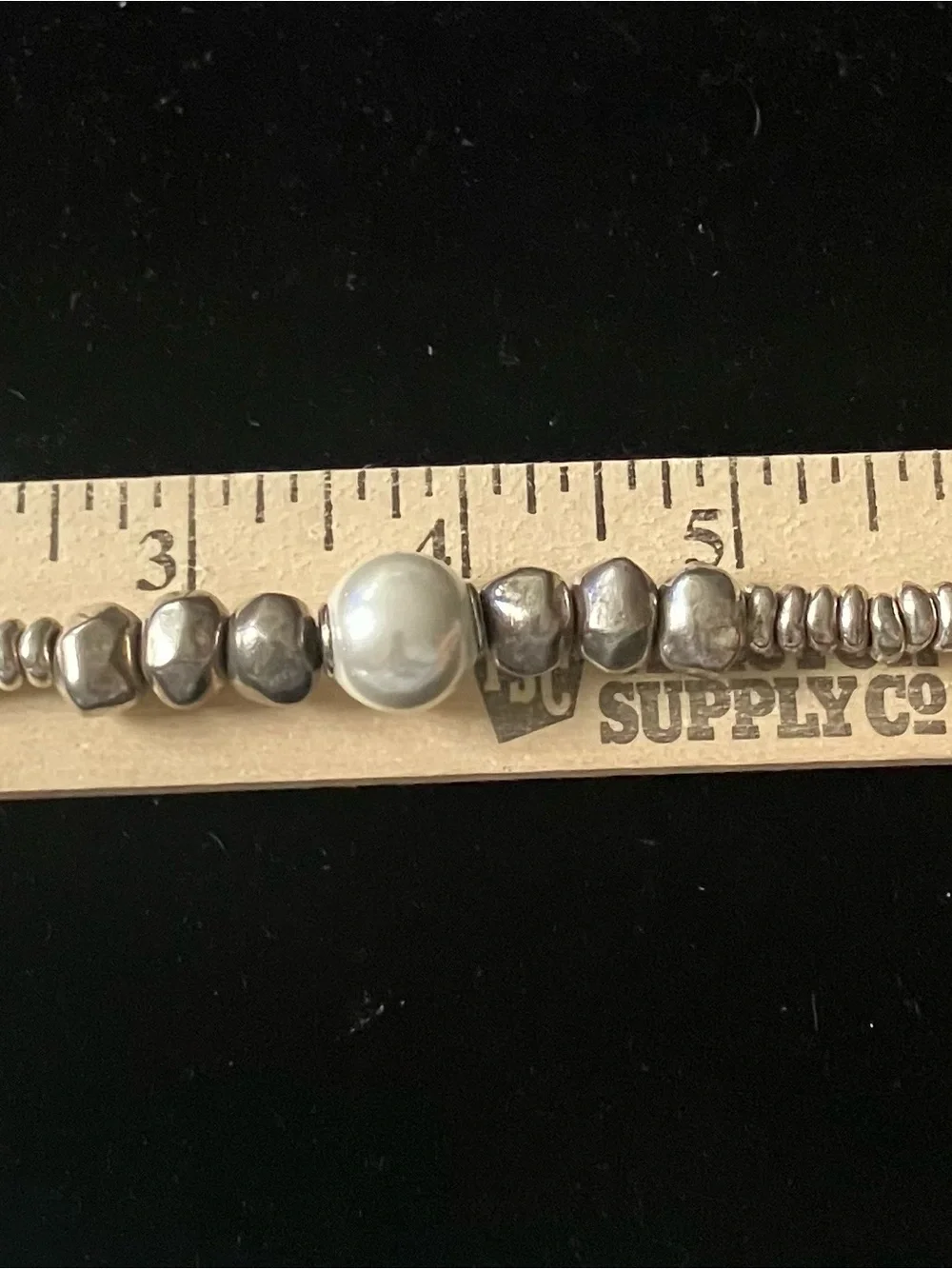 UNO DE 50 Stamped Retired Bracelet “The Desert PEARL
